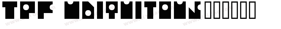 TPF Ubiquitous字体转换